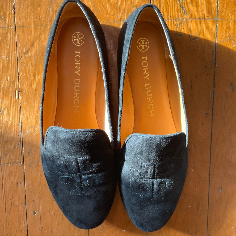 Black Tory Burch Smoking Slipper